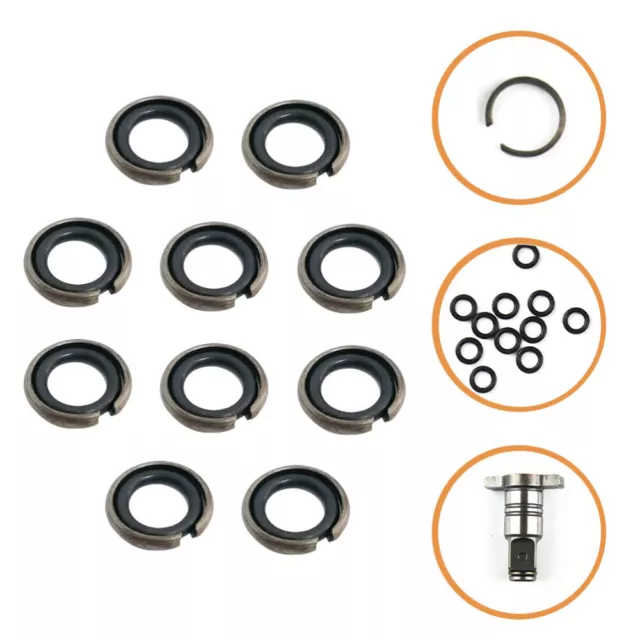 10 set bastone in gomma presa fermo anello avvitatore a percussione presa fermo