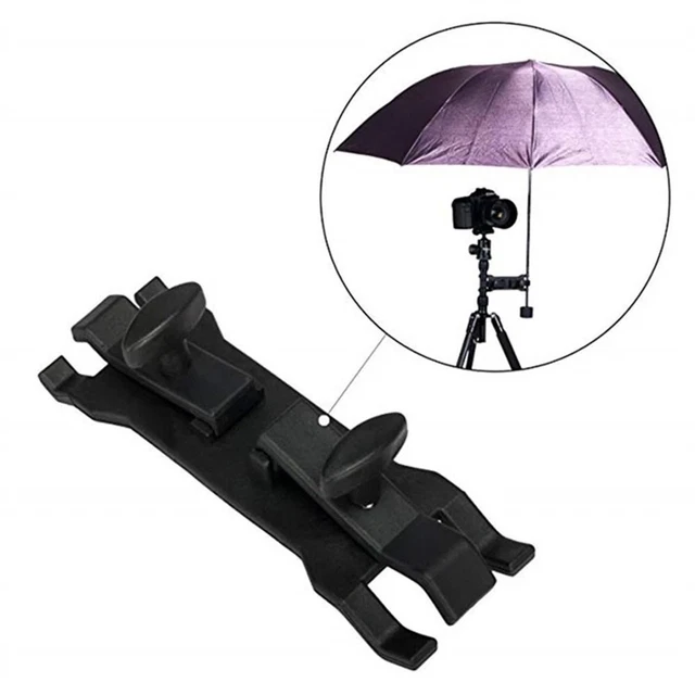 Trípode abrazadera paraguas abrazadera soporte para paraguas clip trípode soporte para paraguas