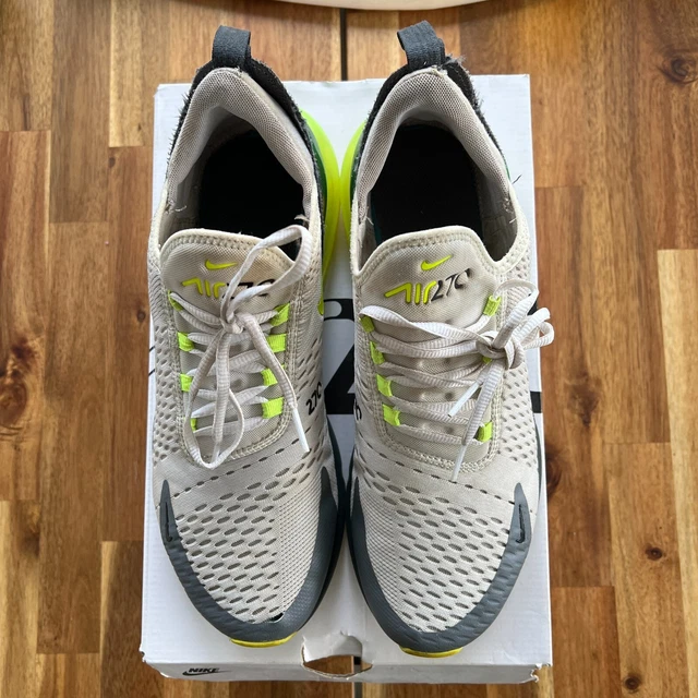 NIKE AIR MAX 270 Eng Neon Uk 8 Us 9 Eur 42.5 No Lid Dust Volt