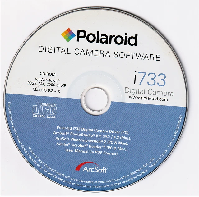 Polaroid i733 ~ Software de cámara digital ~ Manual de instrucciones
