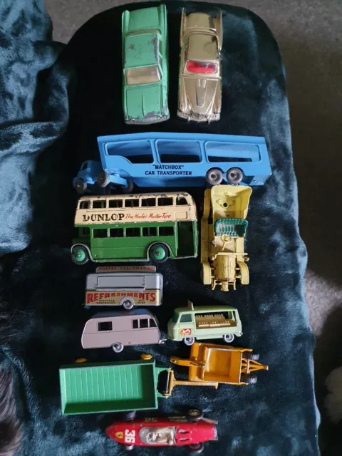 Job Lot Vintage Toy Vehicles Lesney, Matchbox, Dinky