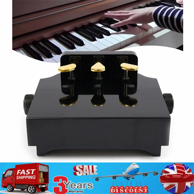 3 PEDAL PIANO PEDAL Extender Bench Sustain Keyboard Foot Damper