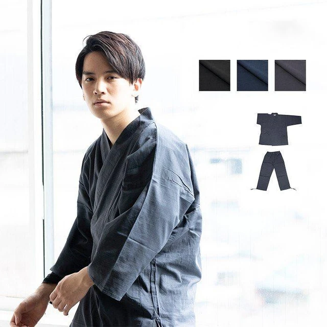 SAMUE Relaxing Work Clothing Zen Buddhist Monk Cloth 5color Cotton 100% Japan