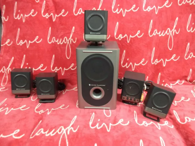 Altec lansing surround sales sound computer speakers