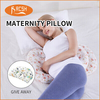 Pregnancy U Shaped Maternity Pillow Full Body Maternity Belly Comfort Pillow US