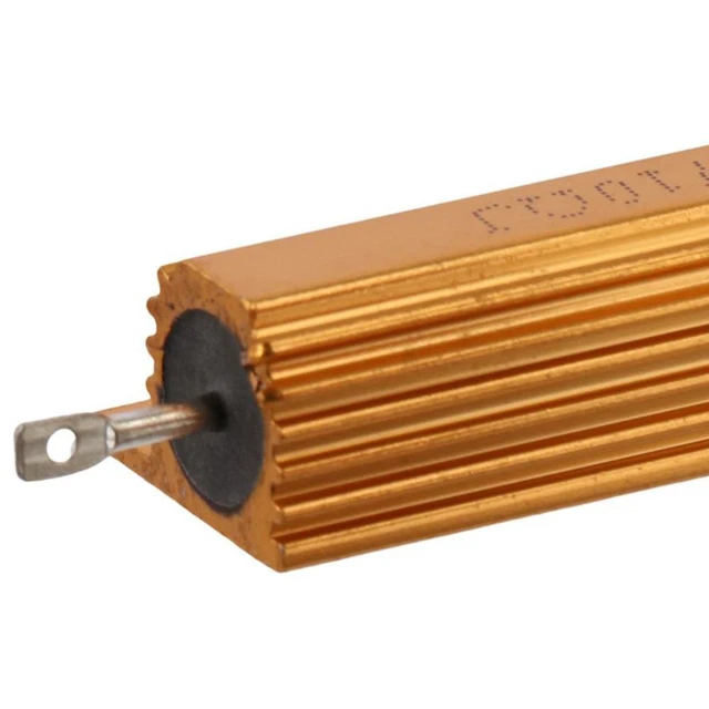 Mdurian 2 X 100W 0.2 Ohm Resistor 5% Caja De Aluminio Resistencias De Carga Bobinado Chasis