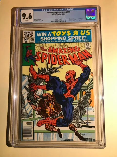 Amazing Spider-man #209 __ 1st Calypso Key CGC 9.6 NM+ __ NEWSTAND RARE!