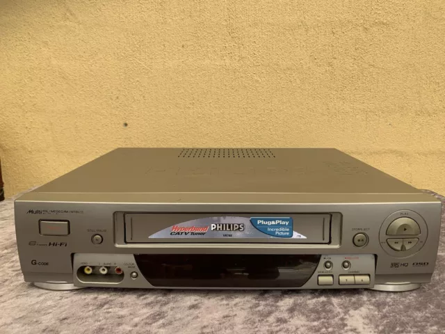 Serviced Philips VR-788 Stereo Video Recorder Player REMOTE Player VCR