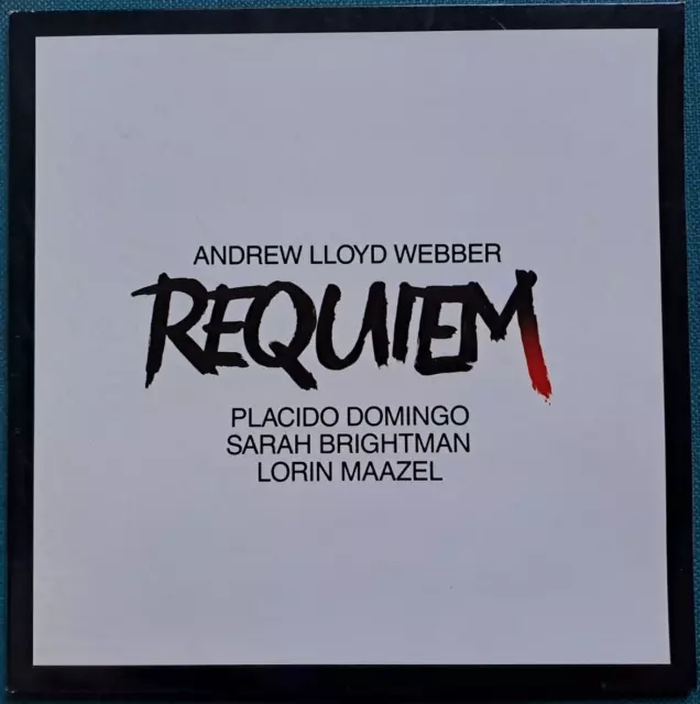 * Andrew Lloyd Webber - Requiem - 12" vinyl LP ALBUM Gatefold - ALW1 NEAR MINT