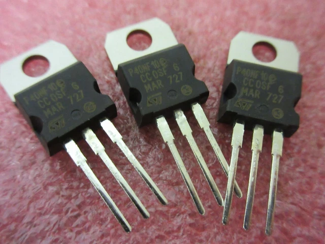 Lot De 10 Transistors P5NK80ZFP STP5NK80ZFP TO-220F - Composants Électroniques Pour Projets Et Réparations
