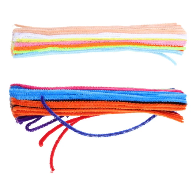 2 paquetes de limpiadores de tuberías 10 colores tallos de oruga fluorescencia tubo de oruga