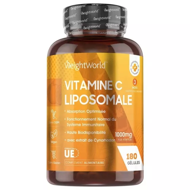 Vitamine C Liposomale en Gélules 180 Gélulles Ultra efficace