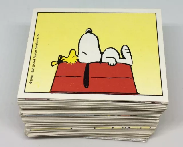 1986 Panini I Love Snoopy Choose Any 5 stickers from the list