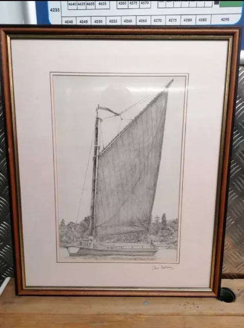 Original Print Chris Hutchins B. A.