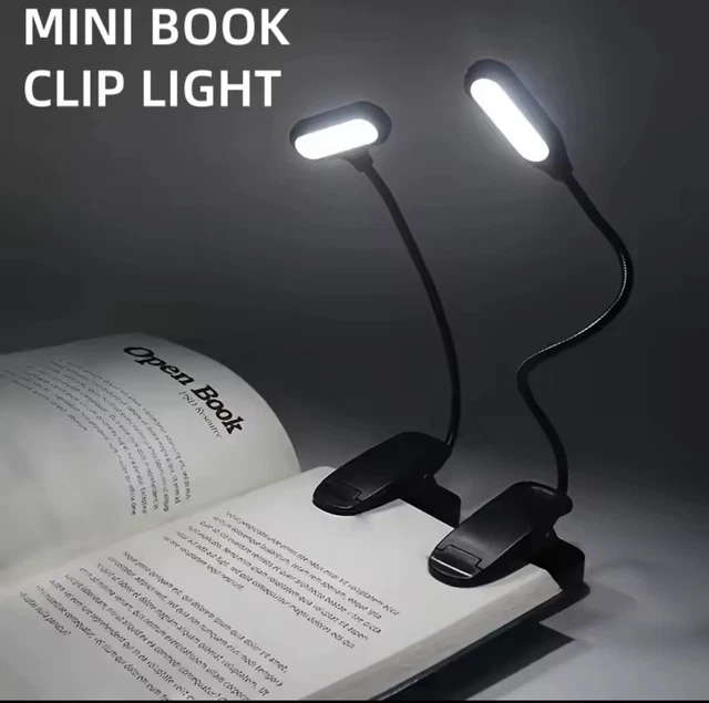 Lampe De Lecture Rechargeable - 24 LED, 3 Tons & 5 Luminosités, Bras Flexible, Pour Lit Et Voyage - 7