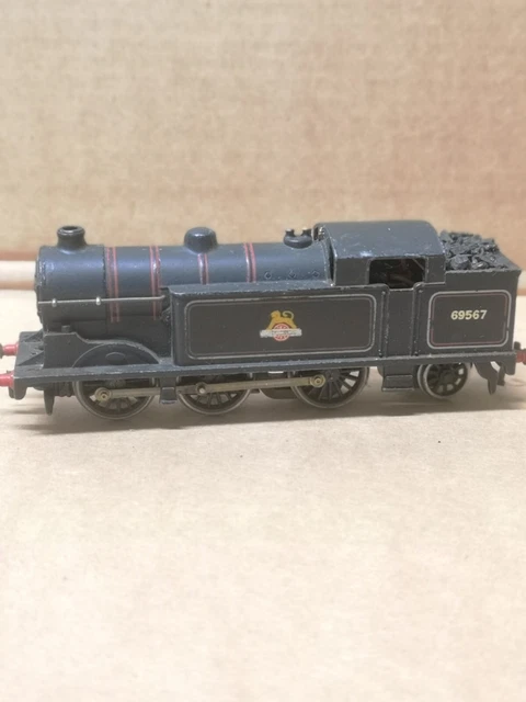 Hornby Dublo EDL 17 Tank 69567 2 Rail Converted Steam Locomotive Vintage 2487
