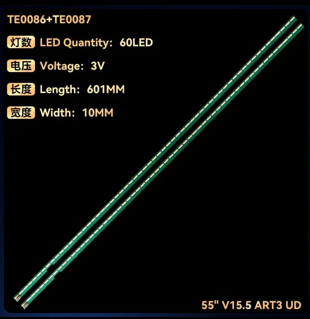 Striscia Di Retroilluminazione A LED For TV 55UH8509 55UH850V - Foto 9