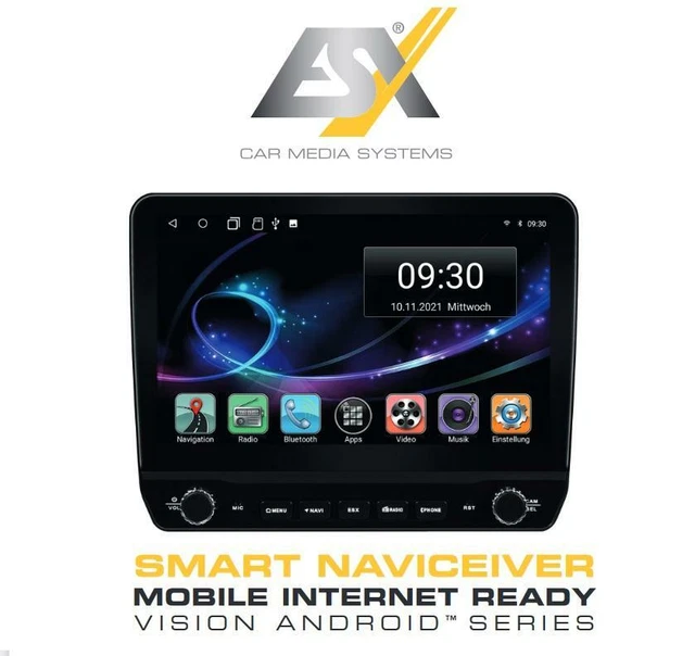 ESX VN940-4G Autoradio 9 Zoll Touchscreen - Navigation & Bluetooth Für Verschiedene Fahrzeuge