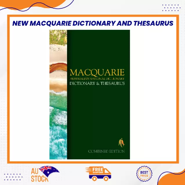 Macquarie Dictionary & Thesaurus Hardcover – 1 December 2011 Free Shipping AU