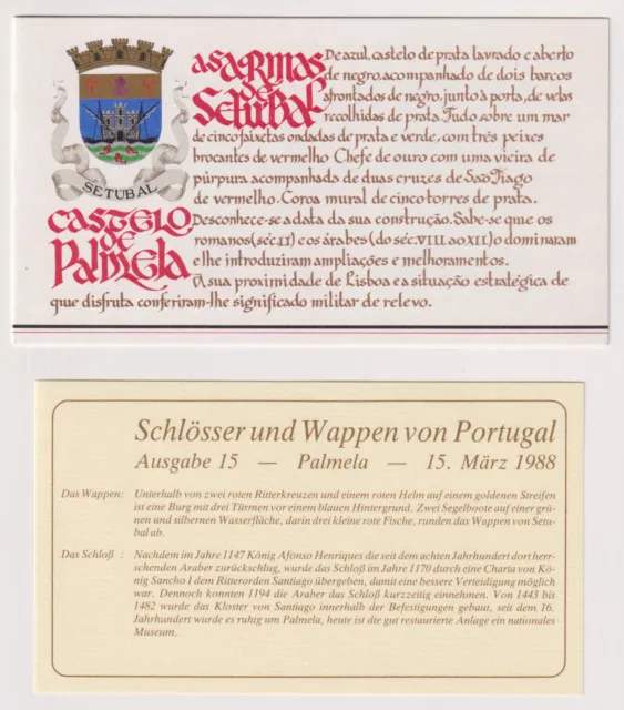PORTUGAL - MH mit 4mal Mi. 1752 ** - Luxus - Schlösser und Wappen - O254