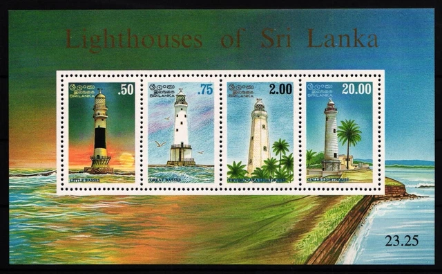 Sri Lanka Block 61 postfrisch Leuchttürme #II966