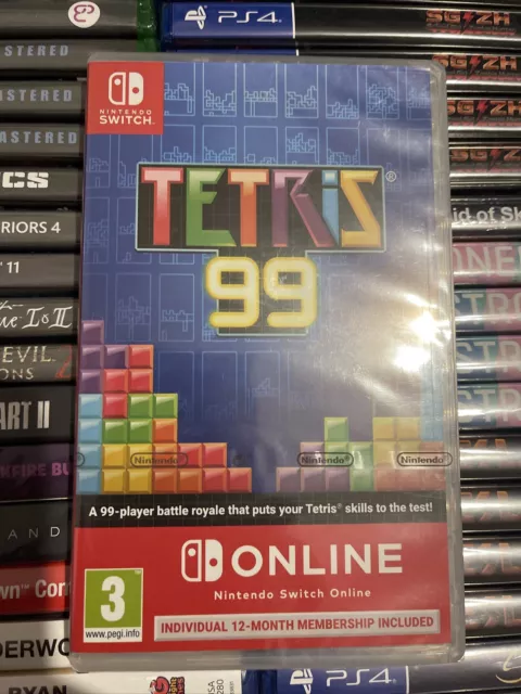 Nuovo e sigillato Tetris 99 + 12 mesi abbonamento individuale Nintendo Switch