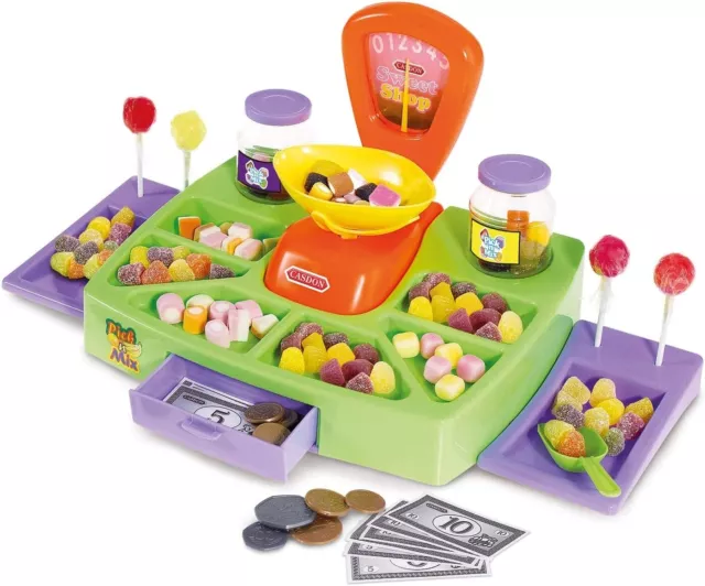 Casdon Pick & Mix Sweet Shop | Toy Sweet Shop Display For Children Aged 3+ | Inc