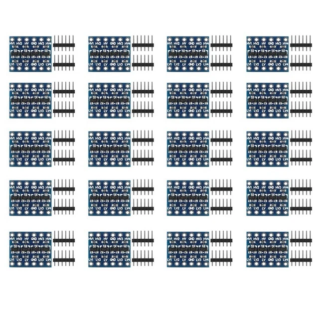 20 StüCk 4 KanäLe IIC I2C Logic Level Converter Bidirektionales Modul 3,3 V Z8R7