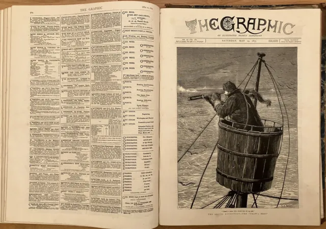 The Graphic Illustrated Newspaper 1875 Vol 11 Arctic Exped’n  Carlist War Spain