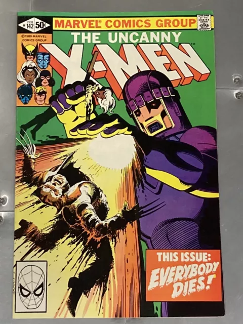 Uncanny X-Men #142 Vf/Nm Days Of Future Past Part 2 Byrne Austin Claremont