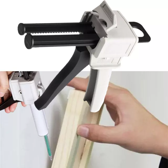 50ML AB Epoxy Glue Gun Applicator Glue Adhesive Mixed 1:1 2:1 Dispenser Glue Gun