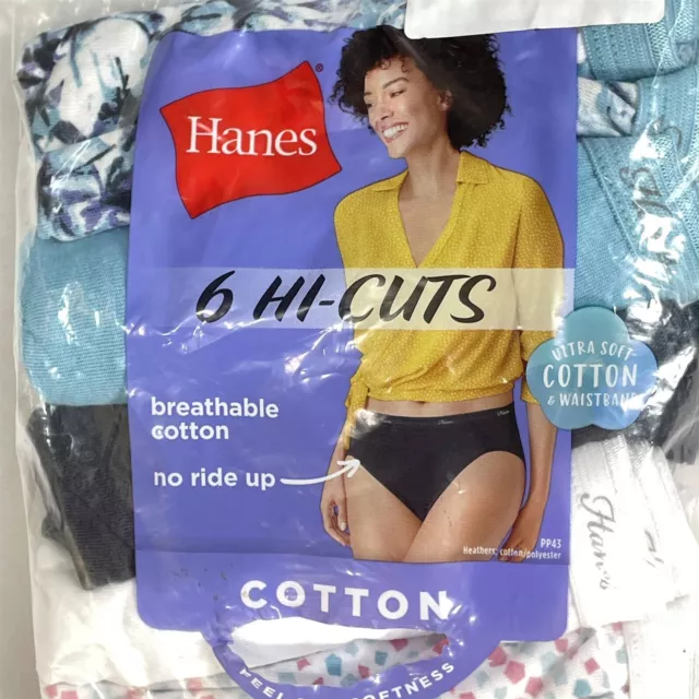 HANES HI-CUT PANTIES Panty 10 Pack Womens Underwear Assorted Colors Value  Cotton £24.35 - PicClick UK