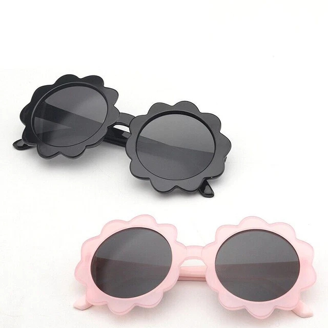 Cute Flowers Kids Sunglasses Personalized Boys Girls Small Tide UV-Proof C 2