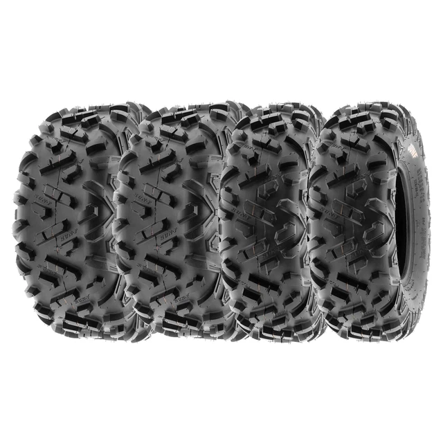 【2 Front 22x7-10 】【2 Rear 22x10-9 】SunF ATV UTV Tires Tubeless 6 Ply - A051