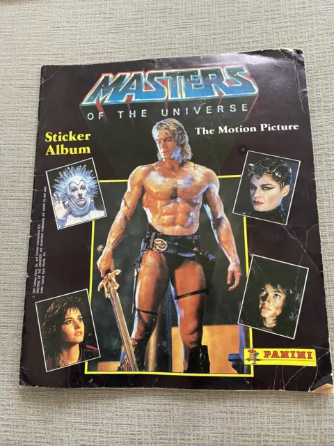 Masters Of The Universe Motion Picture Sticker Album 1987 Over Complete Complete