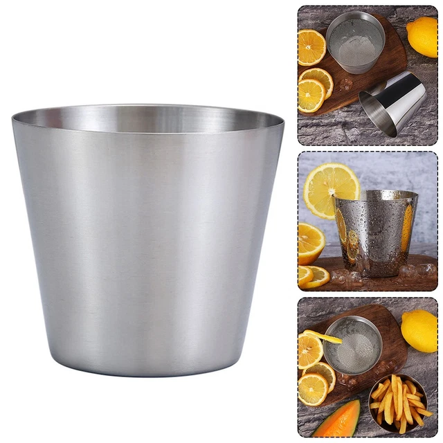 Mini bicchieri tazza di metallo per viaggi all'aperto multiuso chip cup