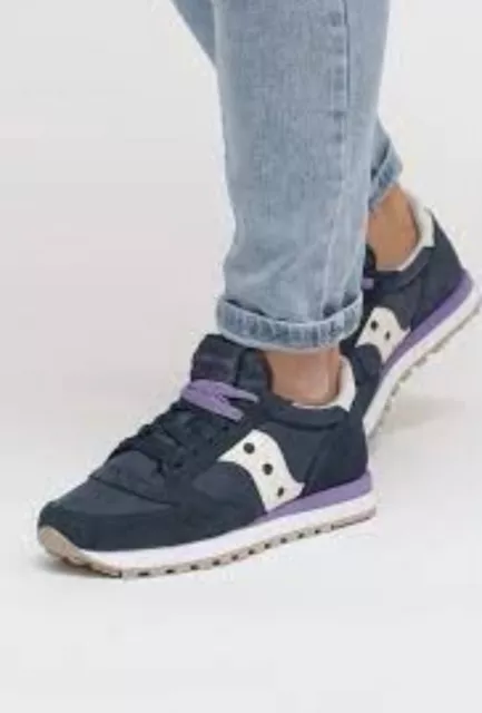 Scarpe Sneakers da Donna Saucony Jazz Original S1044-640 NAVY /VIOLET