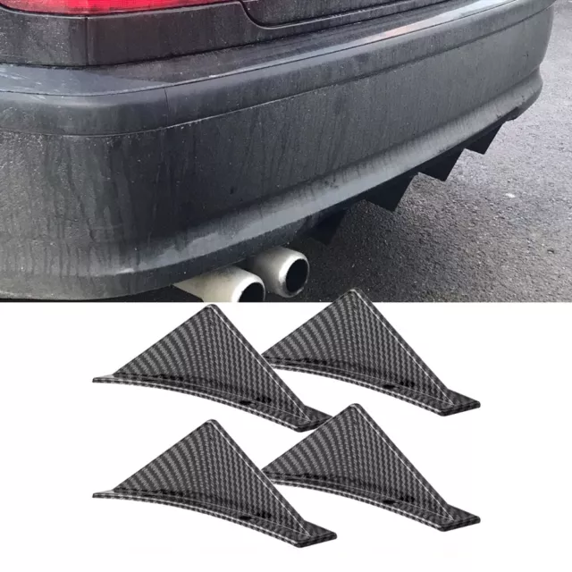 For Toyota GR86 Corolla Rear Bumper lip Splitter Diffuser Shark Fin Carbon Fiber