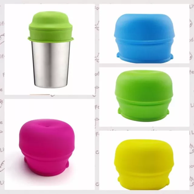 With Straw Hole Silicone Sippy Cup Lid Spill-Proof Straw Cup Cover   Mason Jar