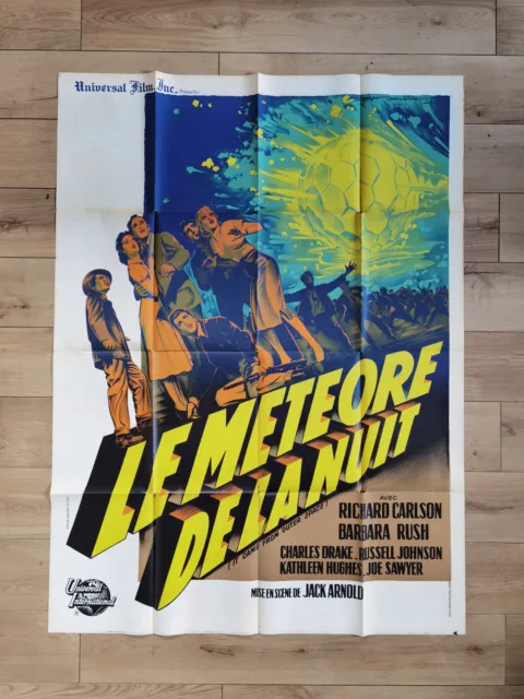 Affiche de cinema - Le Météore de la Nuit 120x160- Soubie - 1953