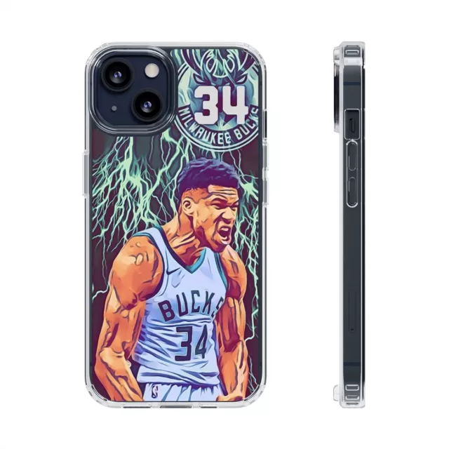 Giannis Antetokounmpo-Milwaukee Bucks iPhone & Samsung Cases