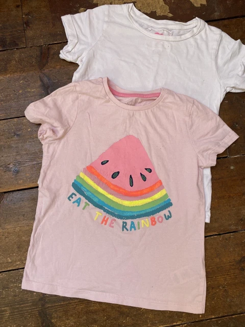Girls summer bundle age 6-7 years Zara H&M T-shirts leggings shorts tops 6