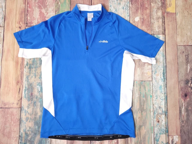 Herren DHB Radfahren Trikot Top Größe Mittel Kurzarm