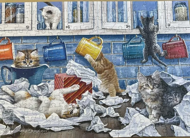 House Of Puzzles, (HOP)￼250 BIG Piece Jigsaw Puzzles, Kitty Litter