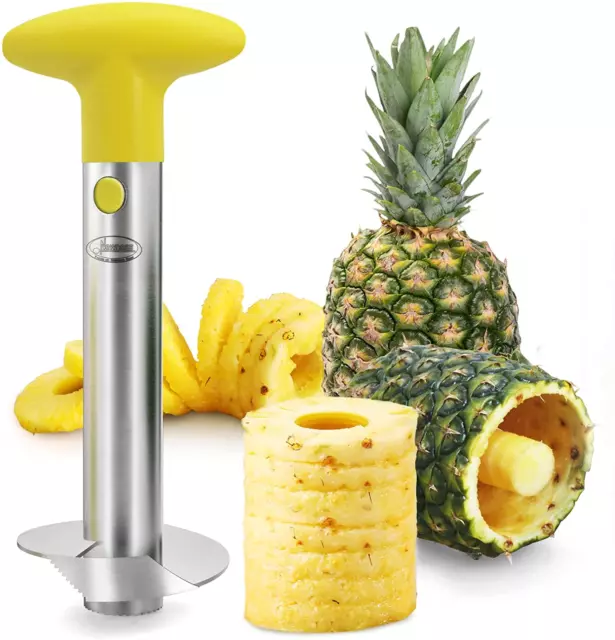 Ananas Affettatrice Acciaio Inox, Core Remover Per Casa Viaggio Vacanze