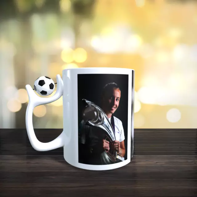 Leah Williamson Arsenal Football White Mug  Handmade New