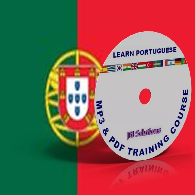 Learn To Speak fluent Portuguese Language Course DVD, MP3 &PDF,Portugal language