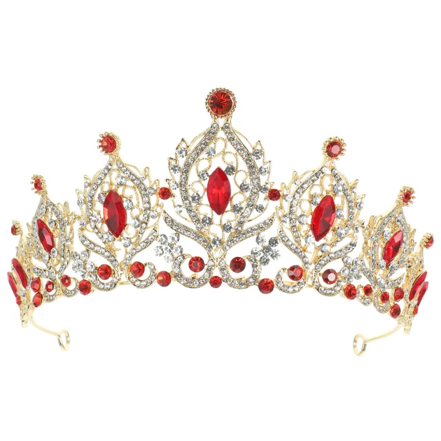 Fascia a corona da donna, fascia in cristallo, corona scintillante, matrimonio,
