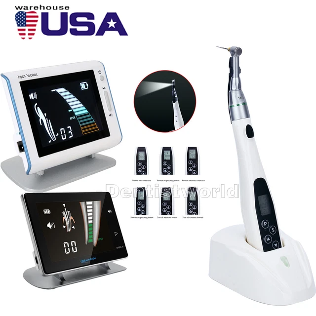 Dental Cordless LED Endo​ Motor Handpiece / Woodpecker T-FINE Style Apex Locator