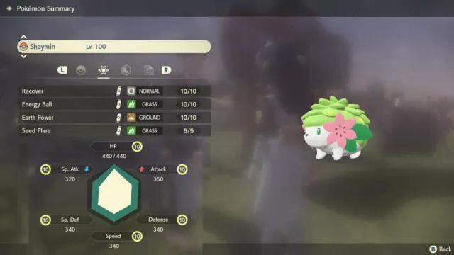 🌟Shaymin Best Stats Pokemon Legends Arceus🌟